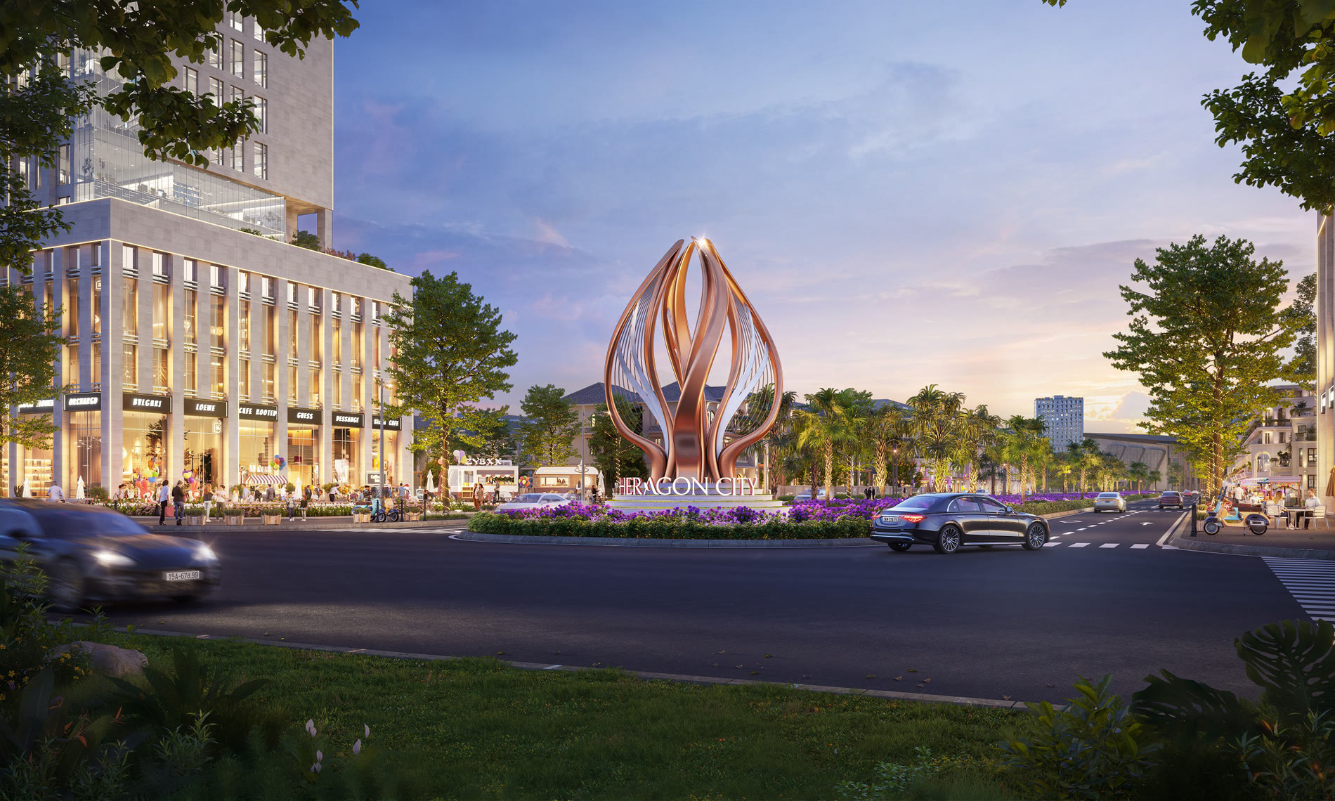 Phân khu The Glory Heragon City kiến trúc Tân cổ điển, phân khu đang mở bán