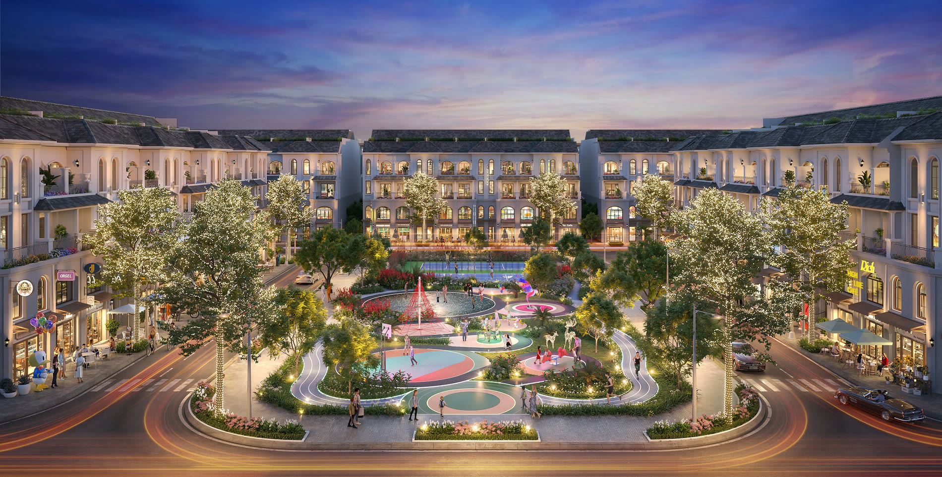 Phân khu The Legacy Heragon City kiến trúc Địa Trung Hải bên hồ cảnh quan