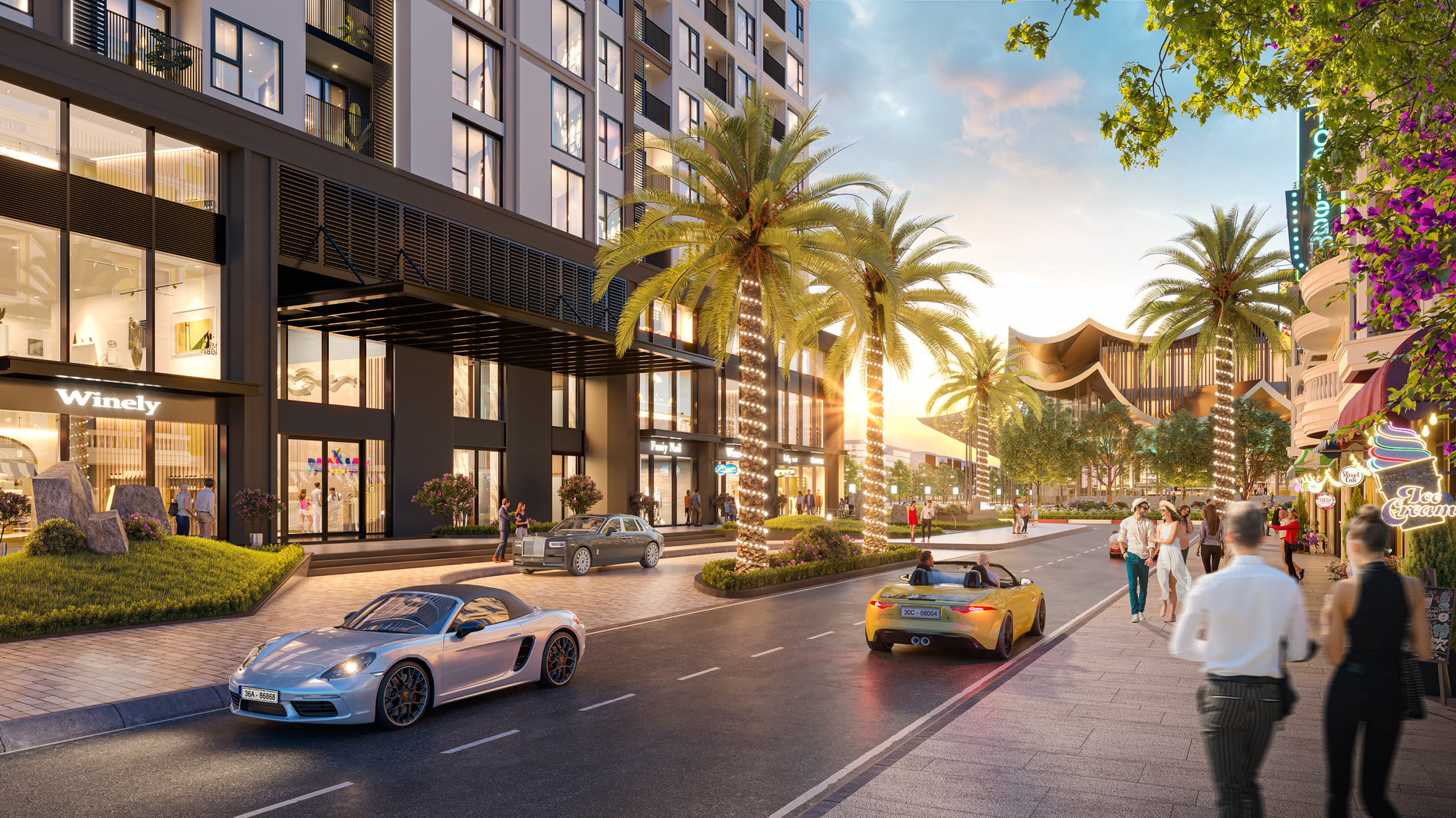 Sảnh khối đế The Pathway Sun Grand Boulevard Sầm Sơn